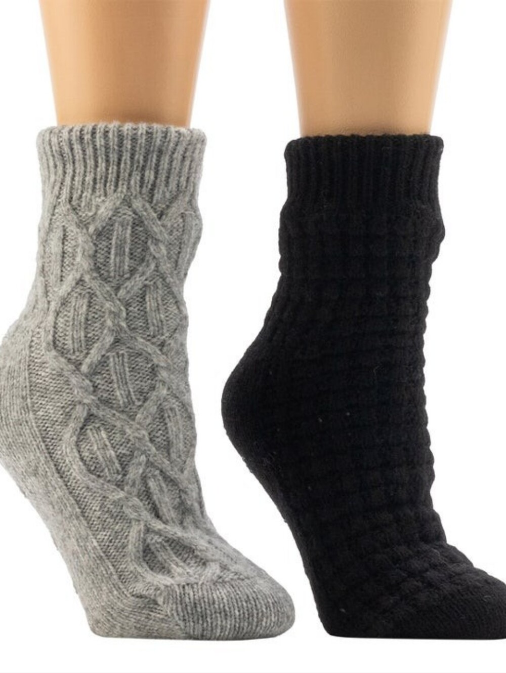 Jane and Bleecker Women's Slipper Sock, 2-pack